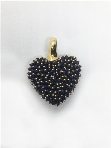 Pendentif Zoccai Femme in Or jaune Lapislazzulo ZC00066 - ZC00066